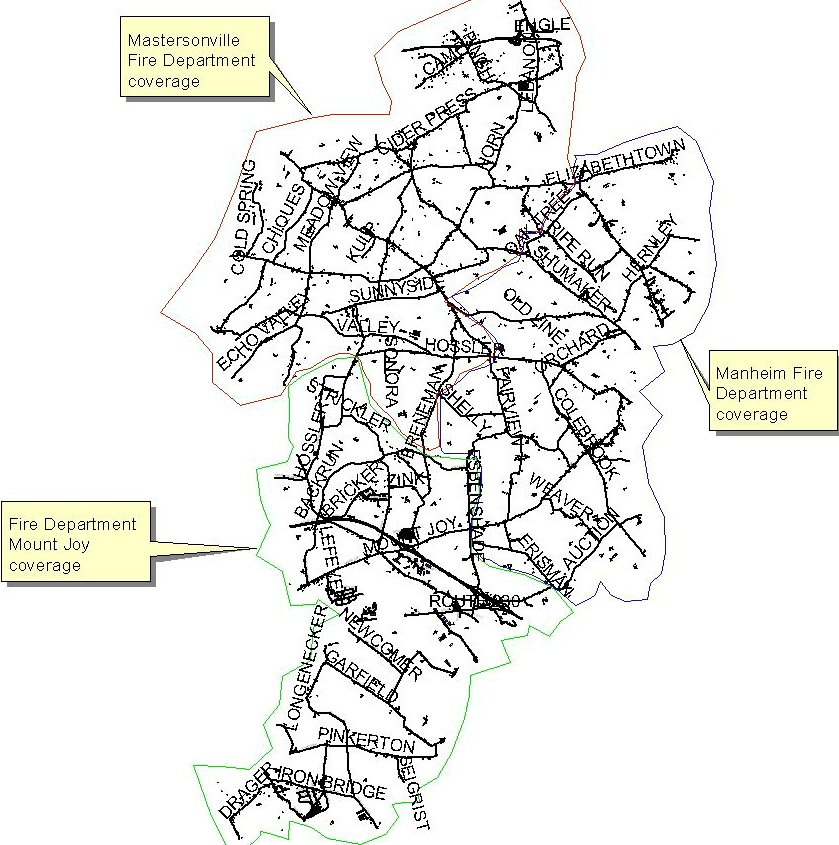 Fire Department Coverage Map